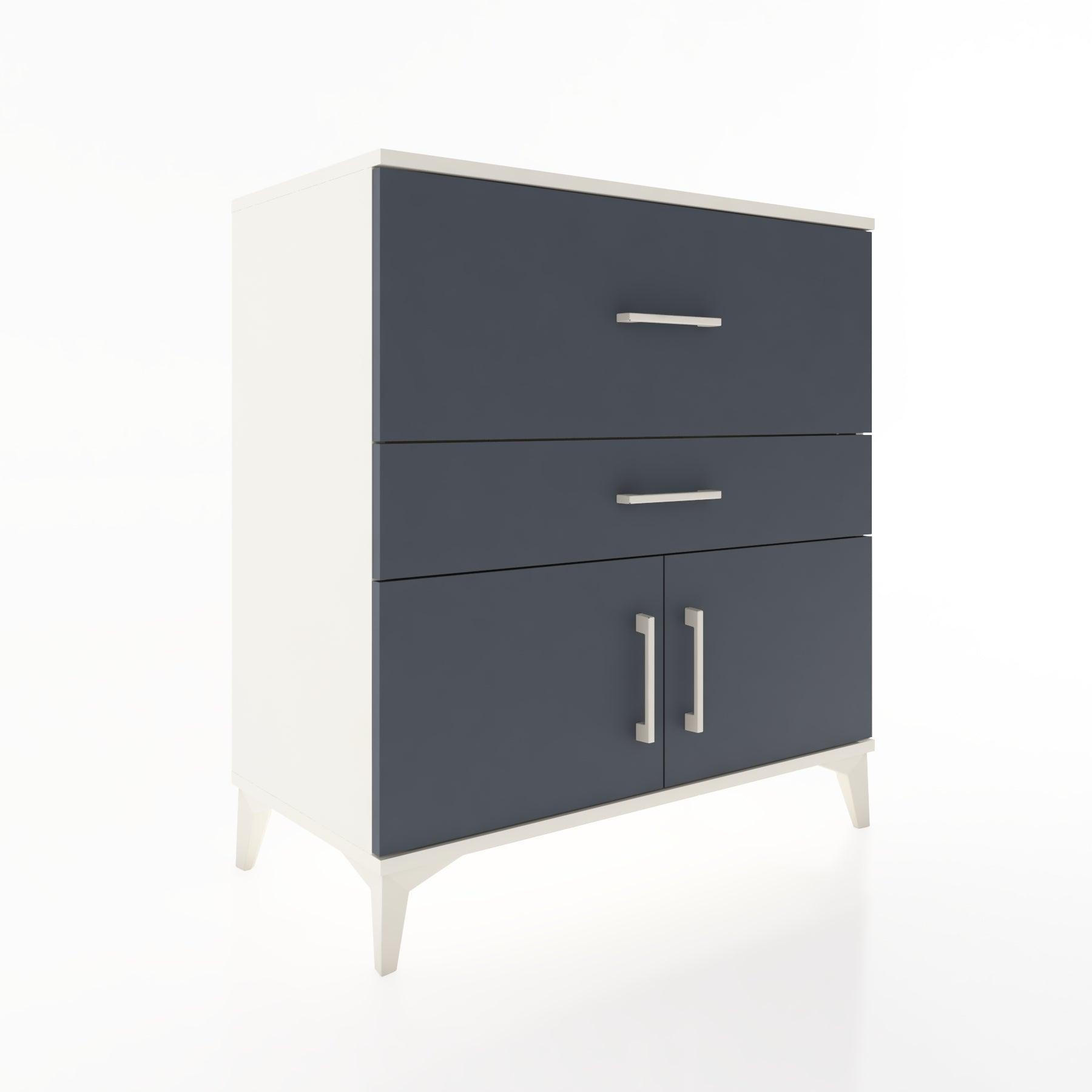 Woodntry Modular Dresser Moonstone 88x44x84 cm with Cover and Drawer KC105-1
