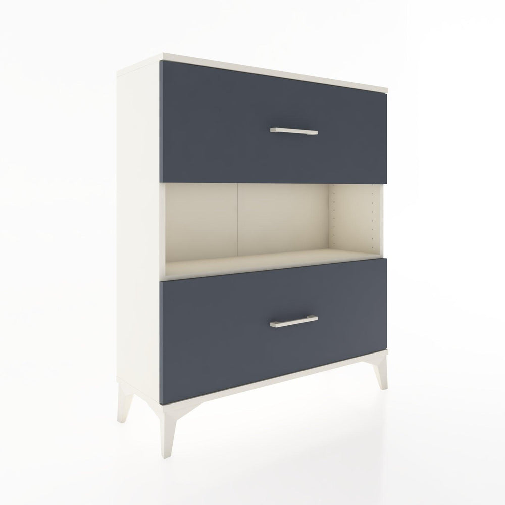 Woodntry Modüler Şifonyer Aytaşı 88x30x94 cm Çekmeceli ve Raflı CR17-1