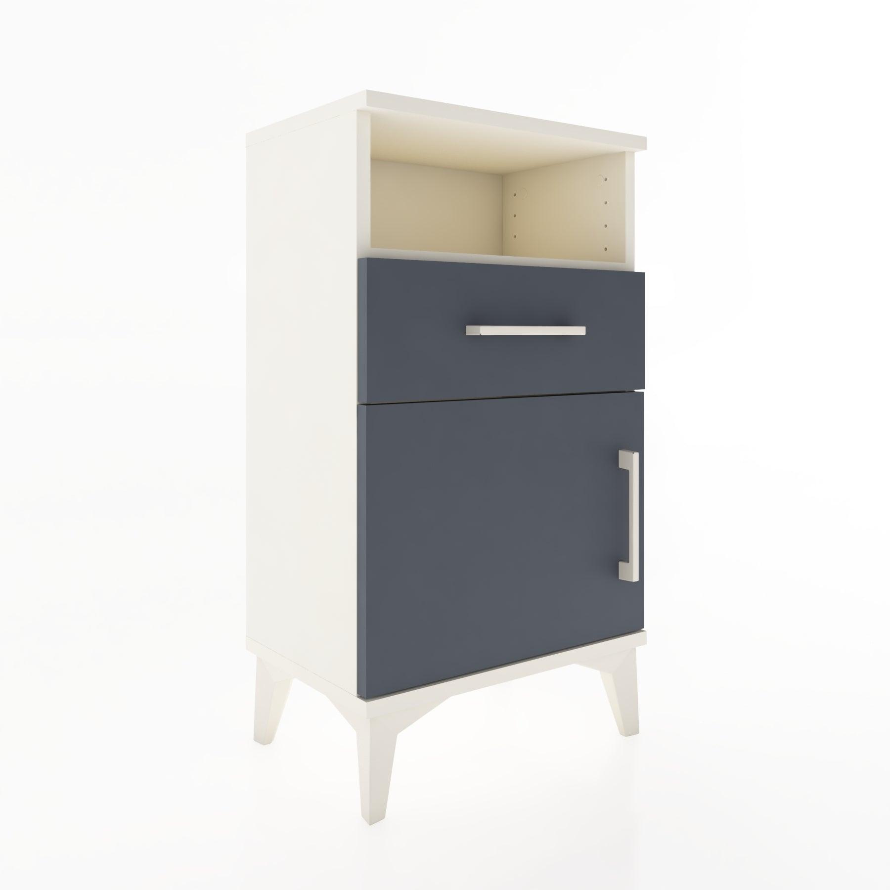Woodntry Modüler Komodin Raf Çekmece Kapaklı 44x30x68 cm Aytaşı - Woodntry
