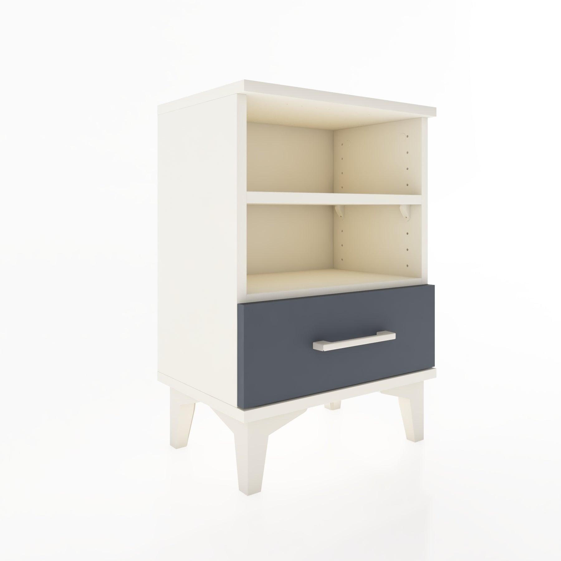 Woodntry Modüler Komodin Çift Raflı 44x30x52 cm Aytaşı - Woodntry