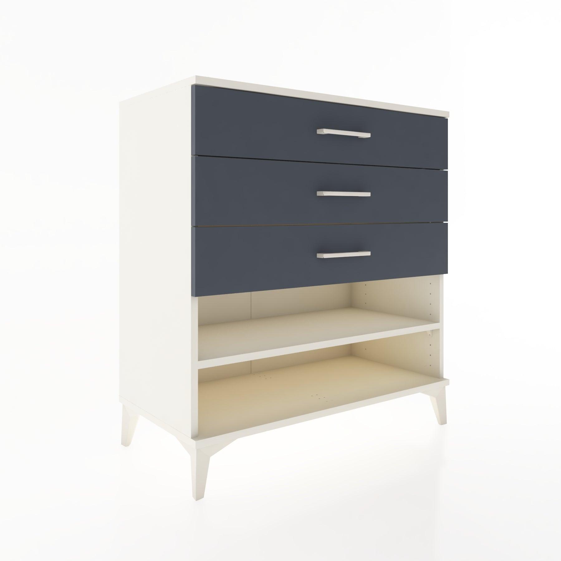 Woodntry Modüler Şifonyer Aytaşı 88x44x84 cm Çekmeceli ve Raflı CR12-1