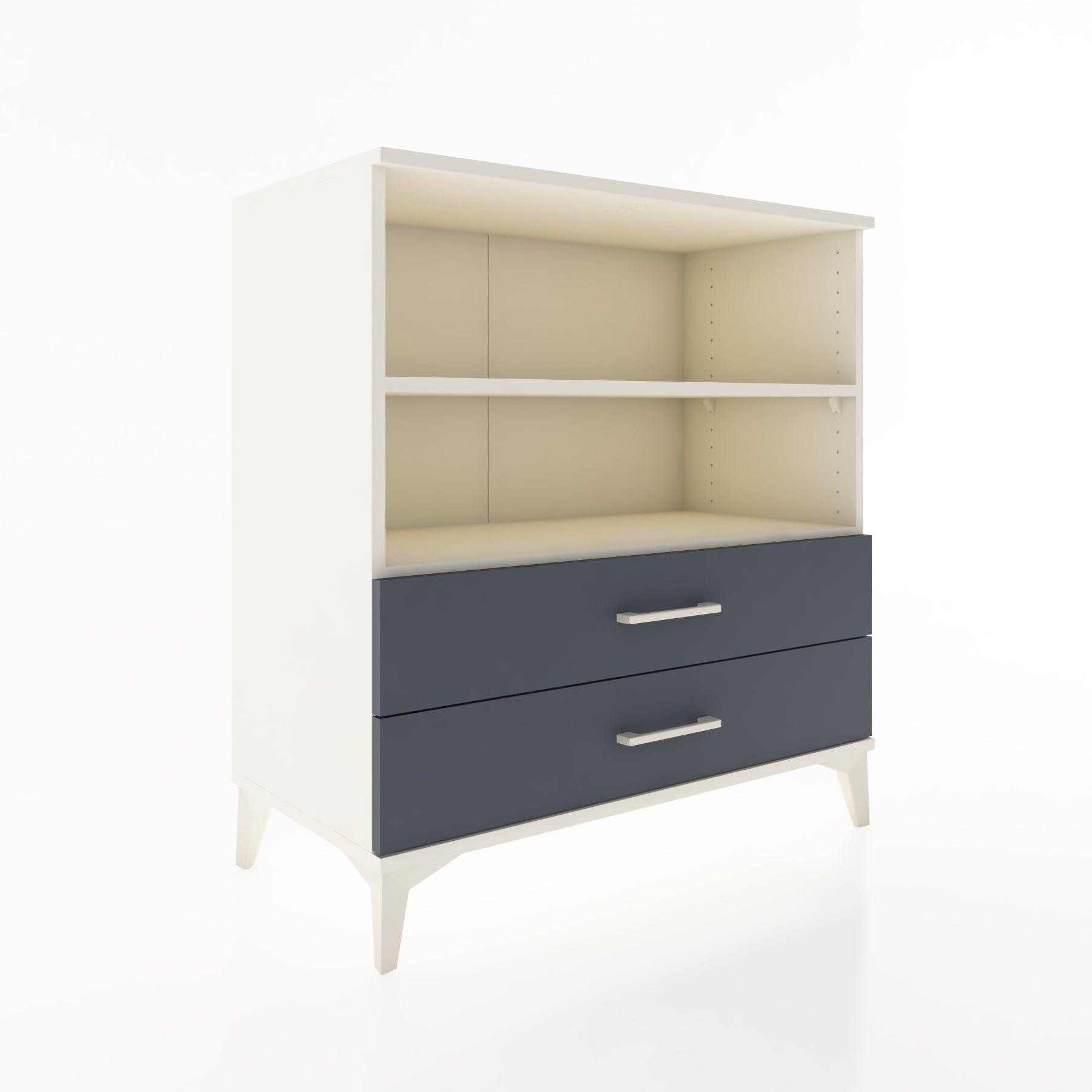 Woodntry Modüler Şifonyer Aytaşı 88x44x84 cm Çekmeceli ve Raflı CR16-1