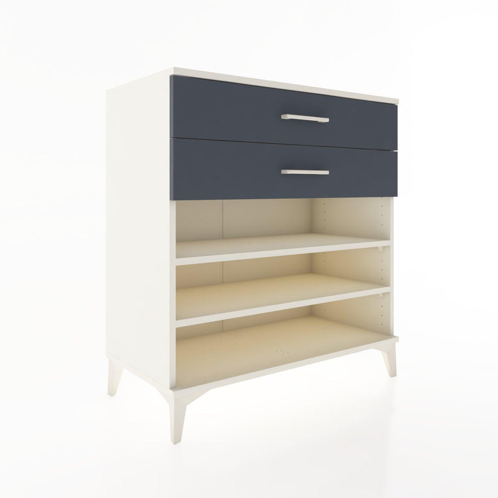 Woodntry Modular Dresser Moonstone 88x44x84 cm with Drawers and Shelves CR13-1