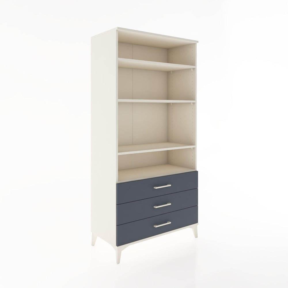 Woodntry Modular Cabinet Moonstone 88x44x170 cm with Drawers and Shelves CR37-1