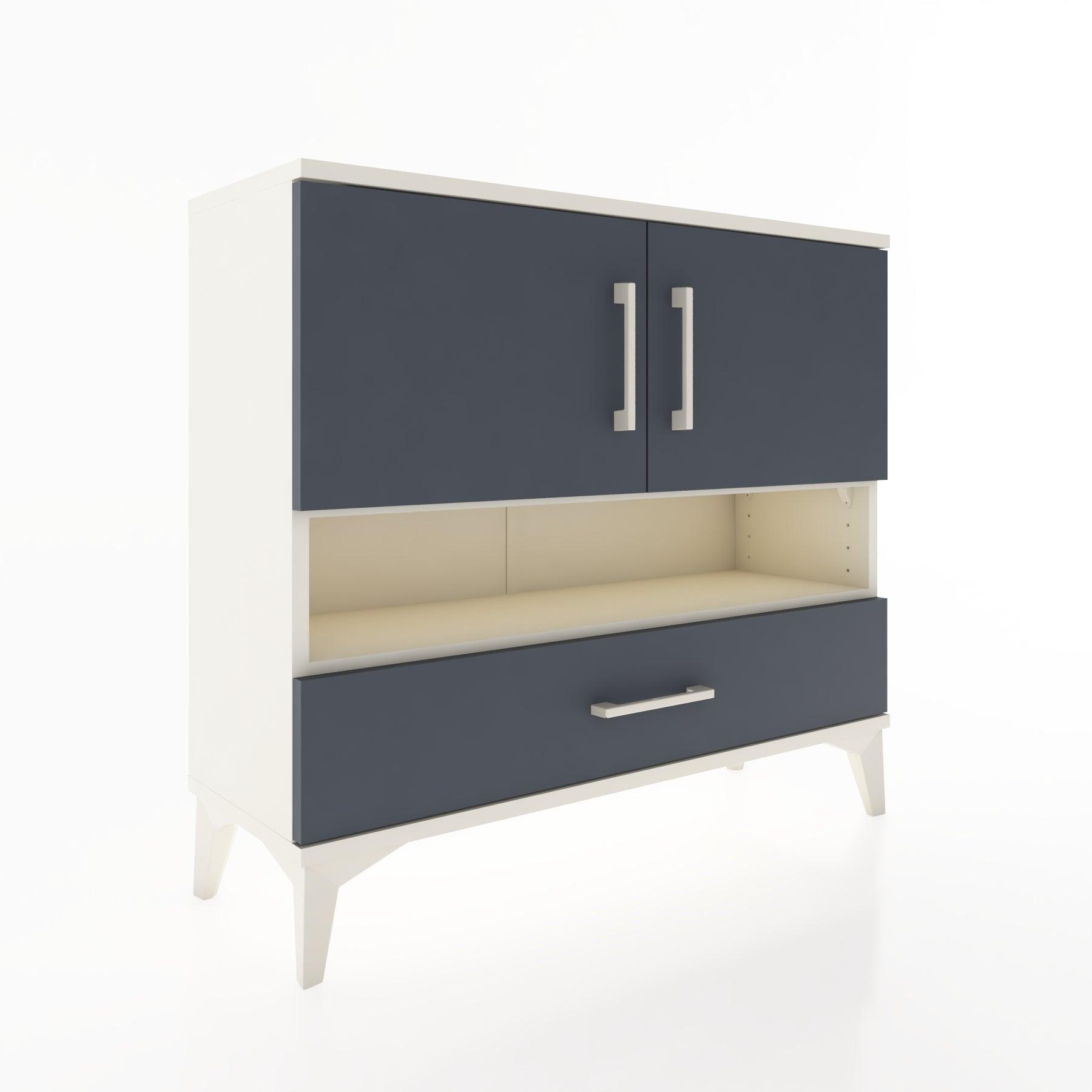 Woodntry Modüler Şifonyer İki Kapaklı T1 88x30x94 cm Aytaşı - Woodntry