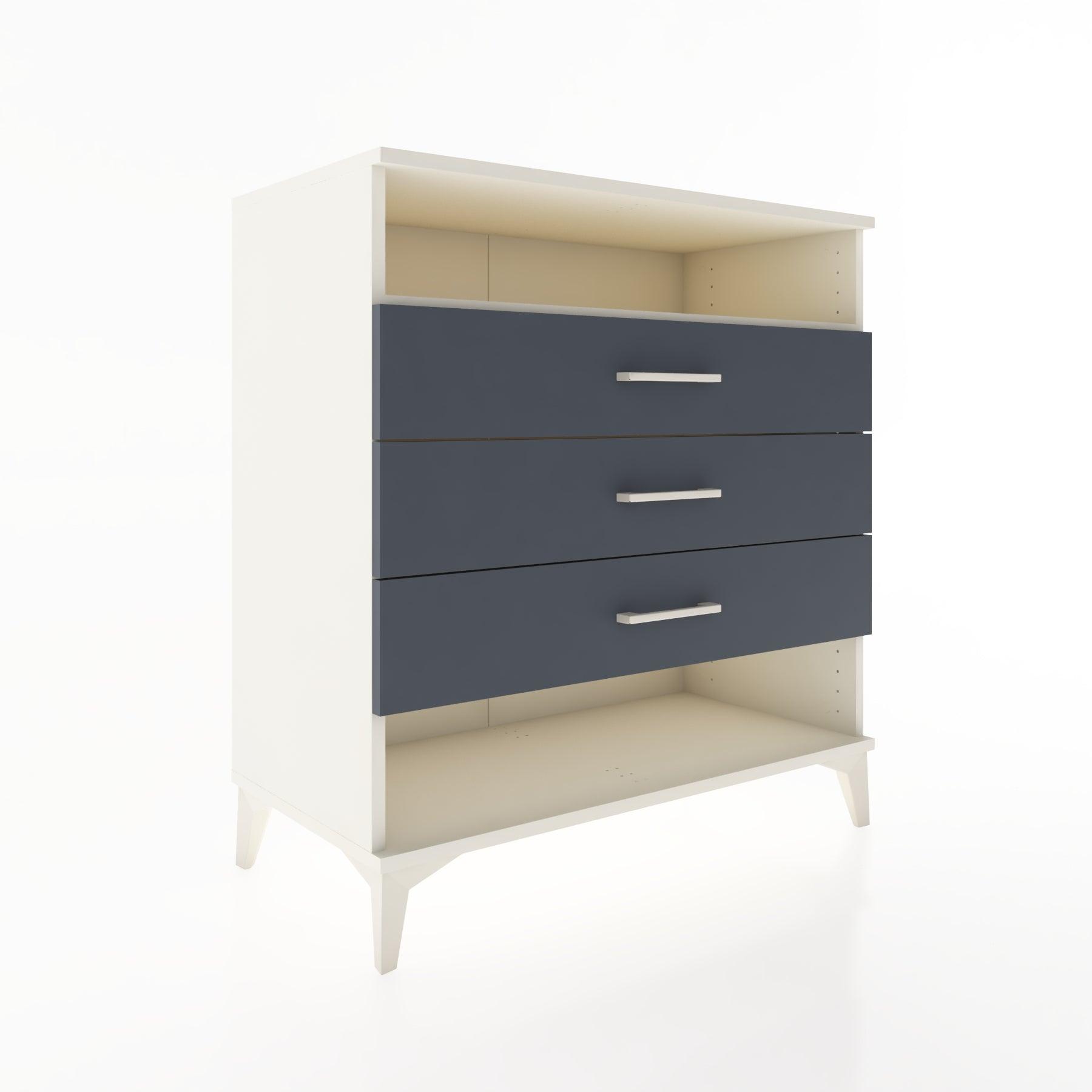 Woodntry Modüler Şifonyer Aytaşı 88x44x84 cm Çekmeceli ve Raflı CR20-1