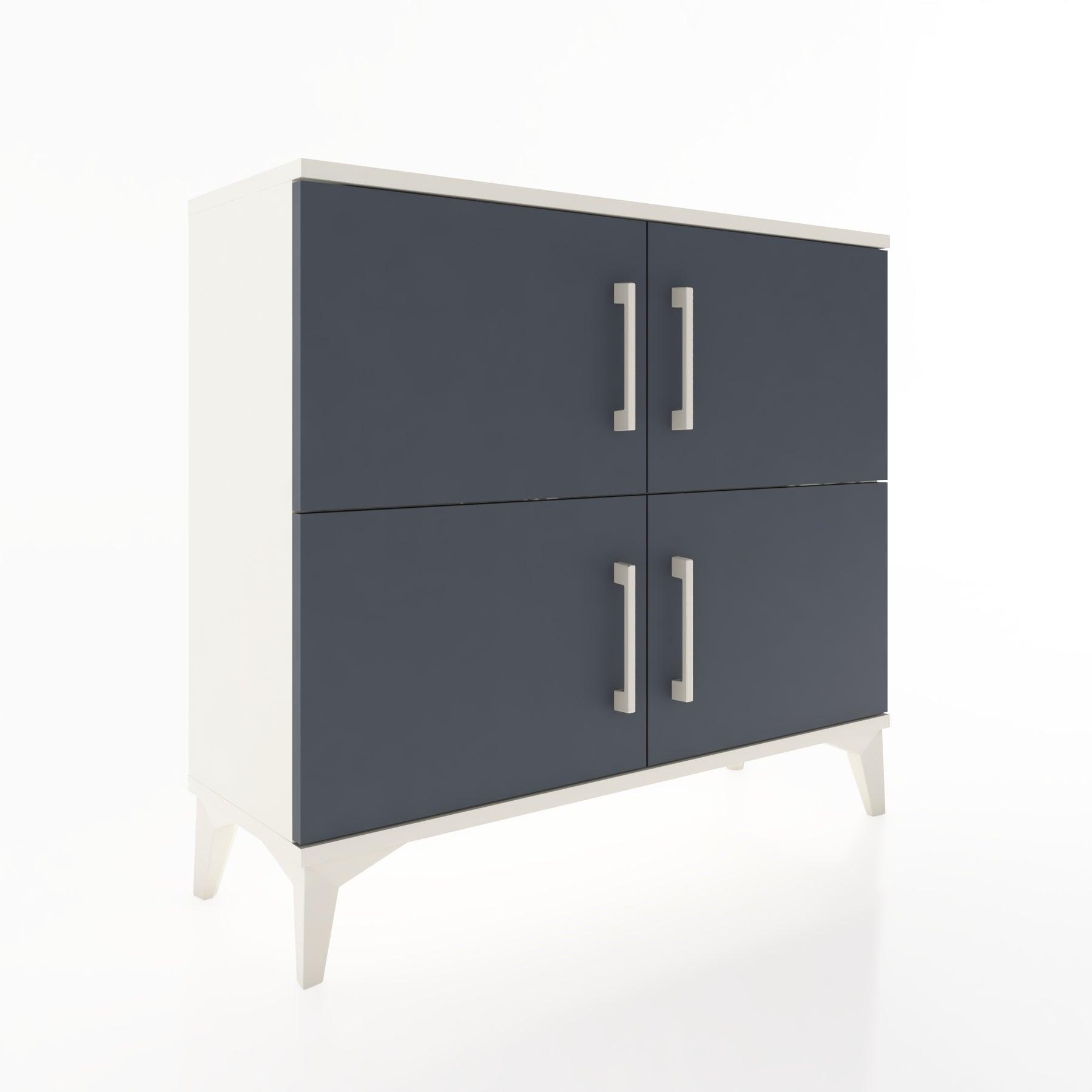 Woodntry Modüler Şifonyer Dört Kapaklı 88x30x68 cm Aytaşı - Woodntry