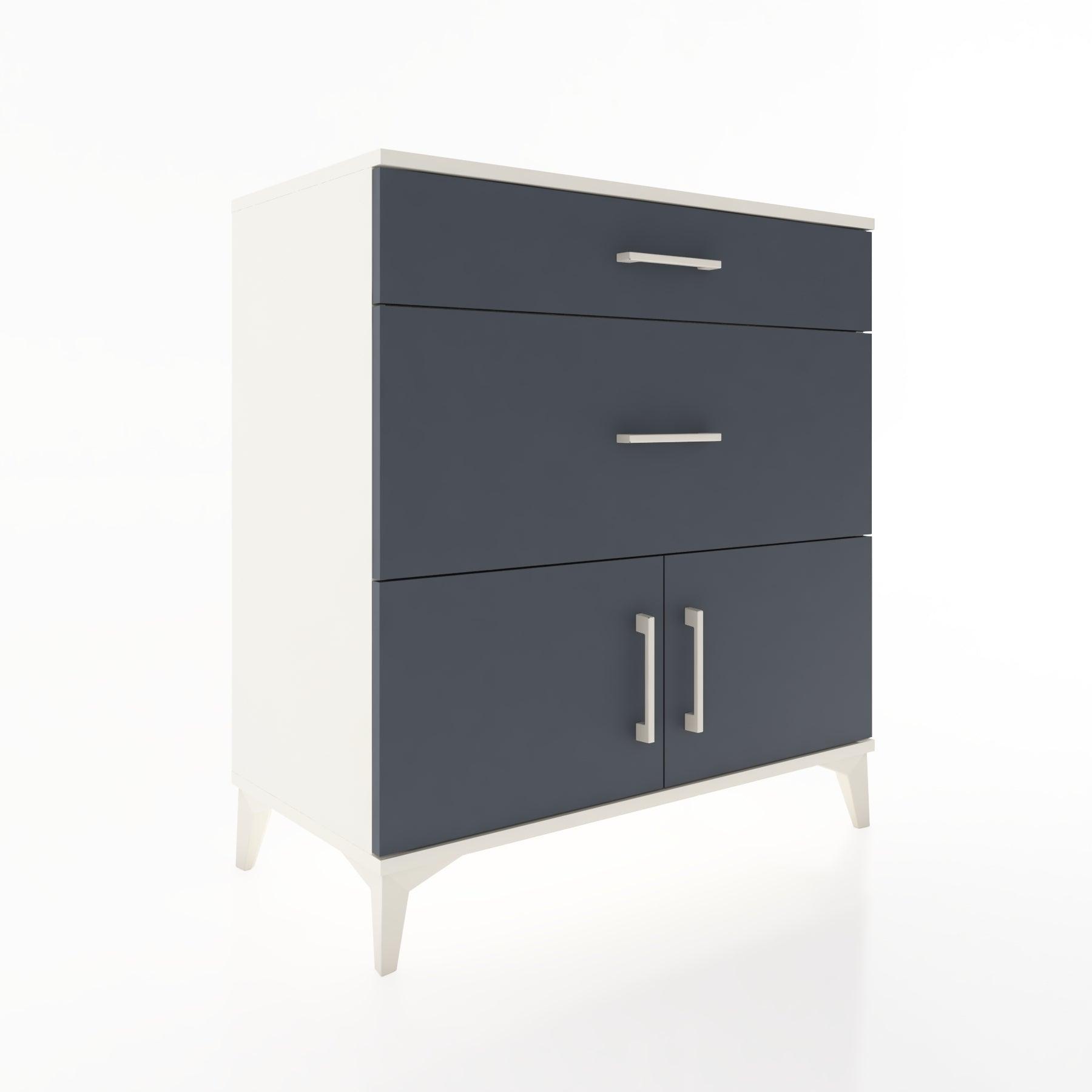 Woodntry Modular Dresser Moonstone 88x44x84 cm with Cover and Drawer KC115-1