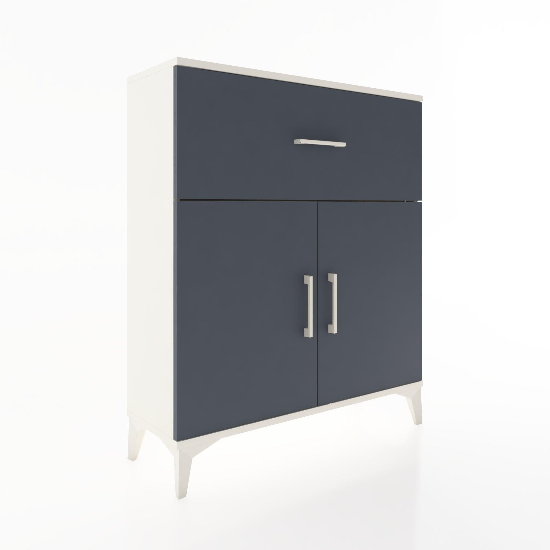 Woodntry Modüler Şifonyer Aytaşı 88x30x94 cm Kapaklı ve Çekmeceli KC9-1