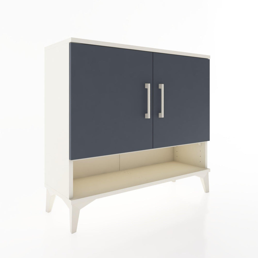 Woodntry Modüler Şifonyer İki Kapak ve Raflı V1 88x30x68 cm Aytaşı - Woodntry