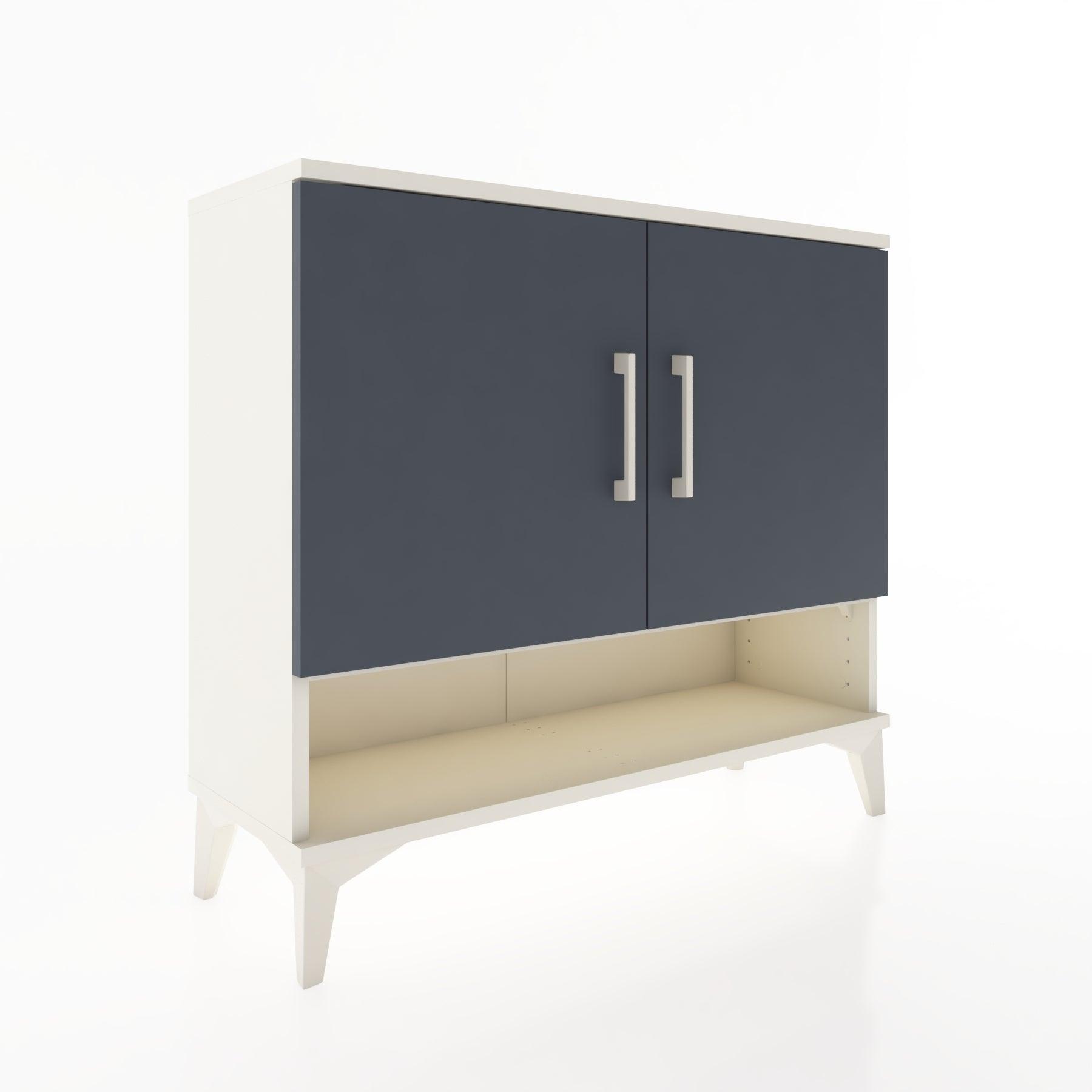 Woodntry Modüler Şifonyer İki Kapak ve Raflı V1 88x30x68 cm Aytaşı - Woodntry