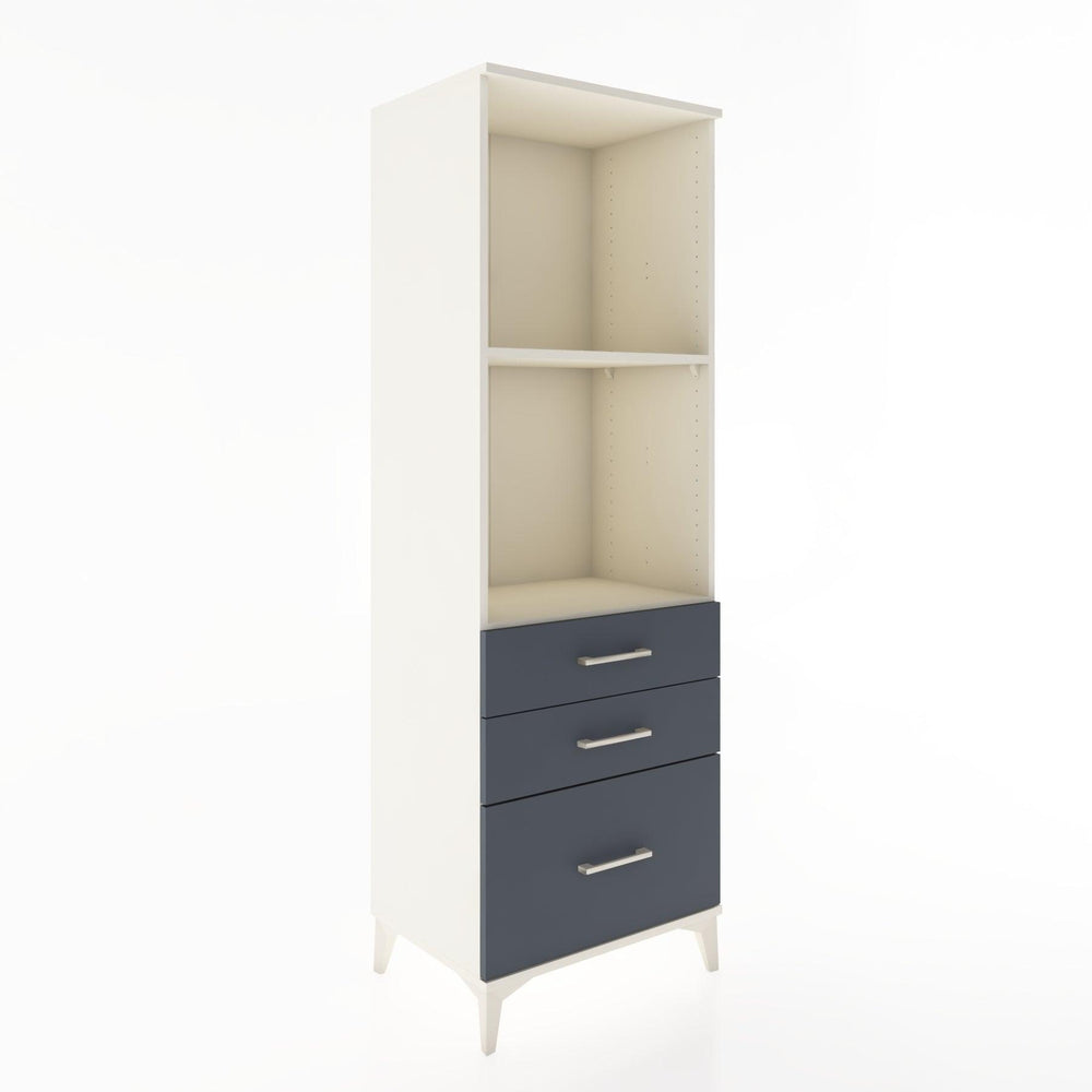 Woodntry Modular Cabinet Moonstone 60x44x170 cm with Drawers and Shelves CR42-1