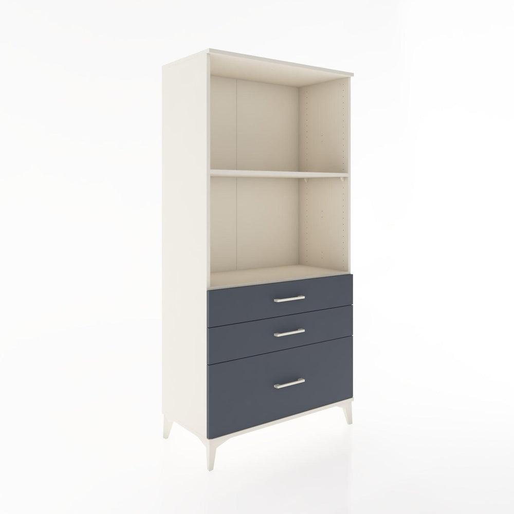 Woodntry Modular Cabinet Moonstone 88x44x170 cm with Drawers and Shelves CR42-1