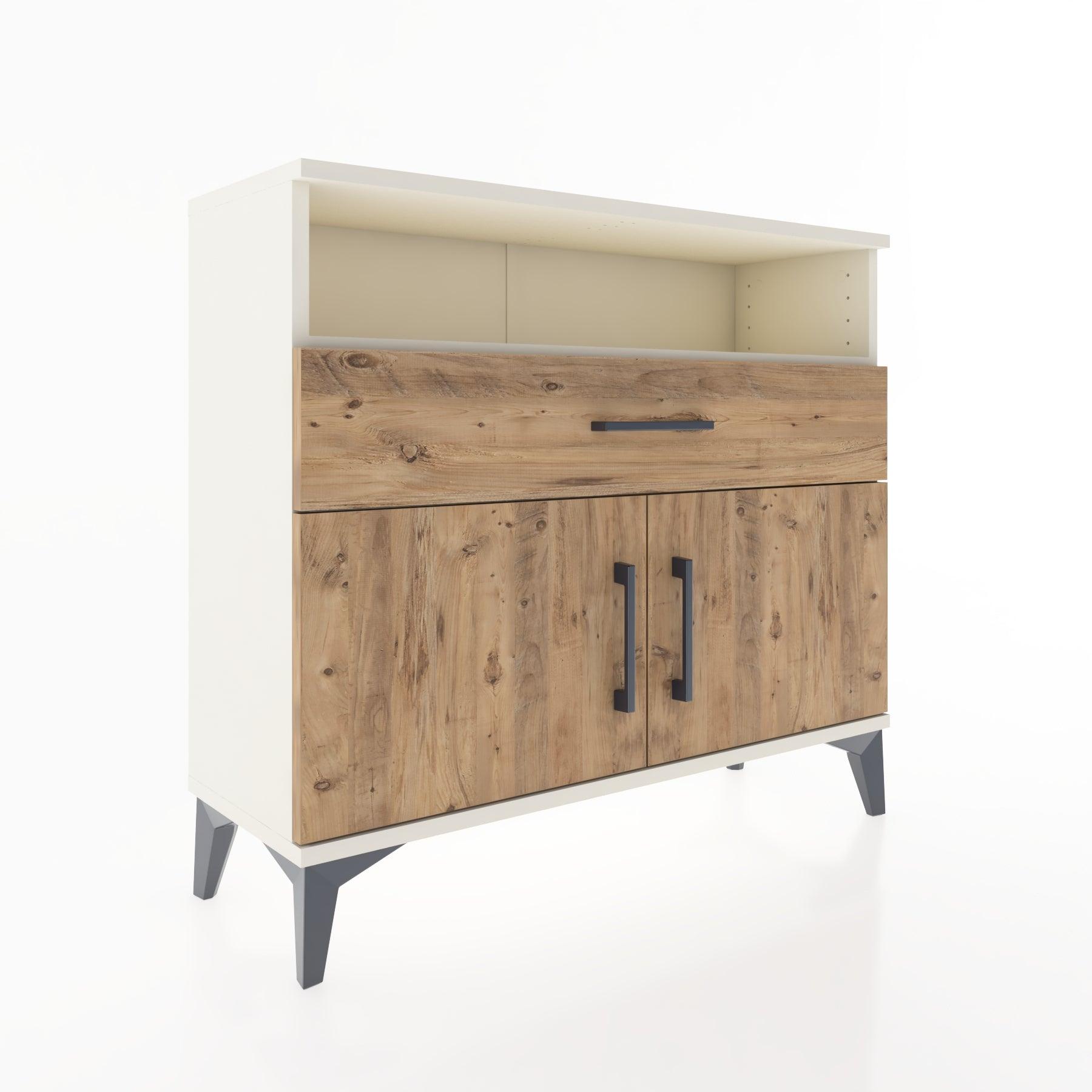 Woodntry Modüler Şifonyer Kapak Raf Çekmeceli 88x30x68 cm Aytaşı - Woodntry