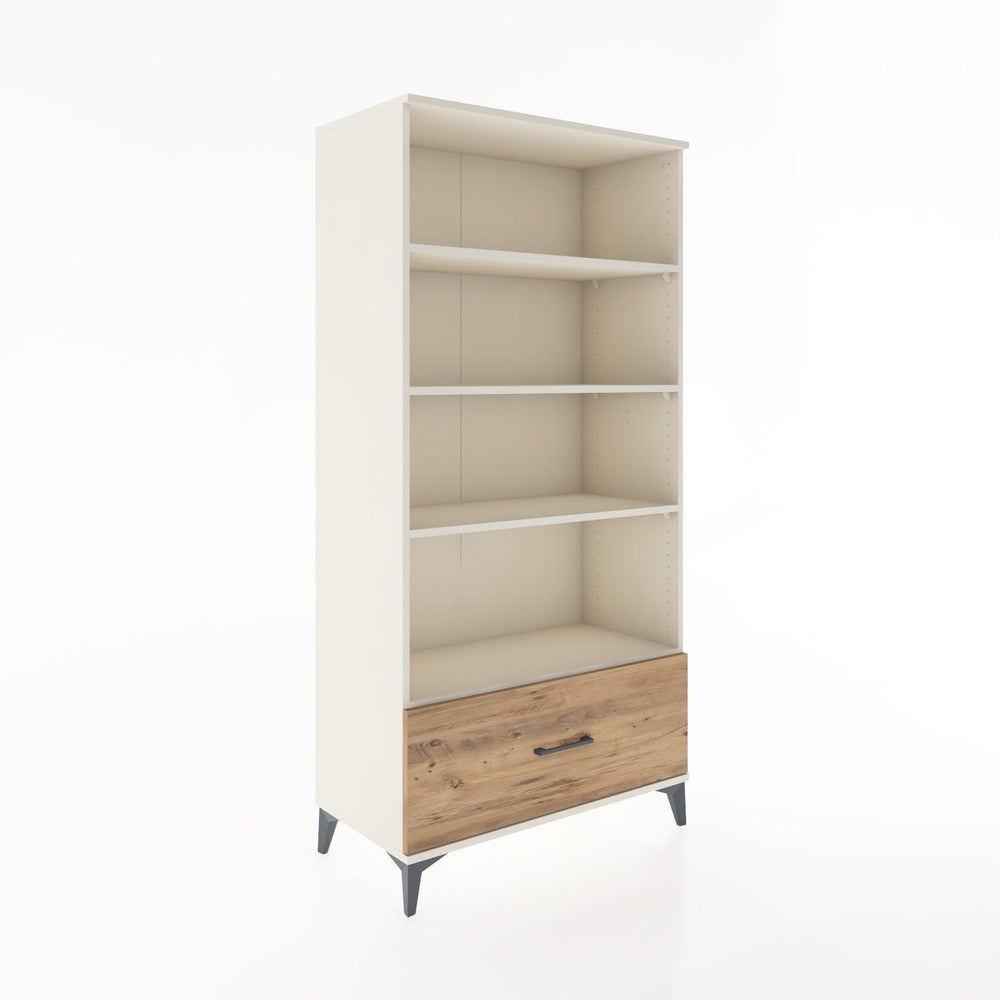 Woodntry Modular Cabinet Moonstone 88x44x170 cm with Drawers and Shelves CR44-1