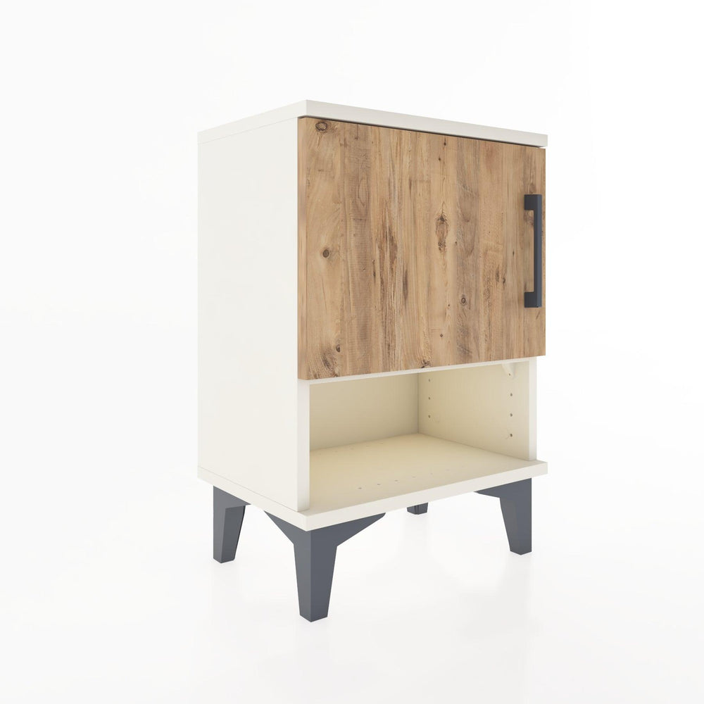 Woodntry Modüler Komodin Tek Kapak ve Raflı 44x30x52 cm Aytaşı - Woodntry