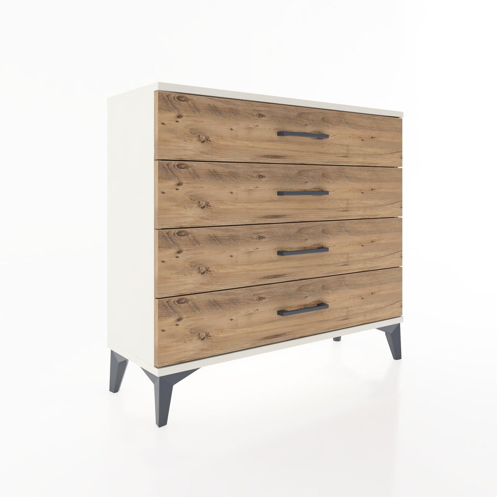 Woodntry Modüler Şifonyer 4 Çekmeceli 88x30x68 cm Aytaşı - Woodntry