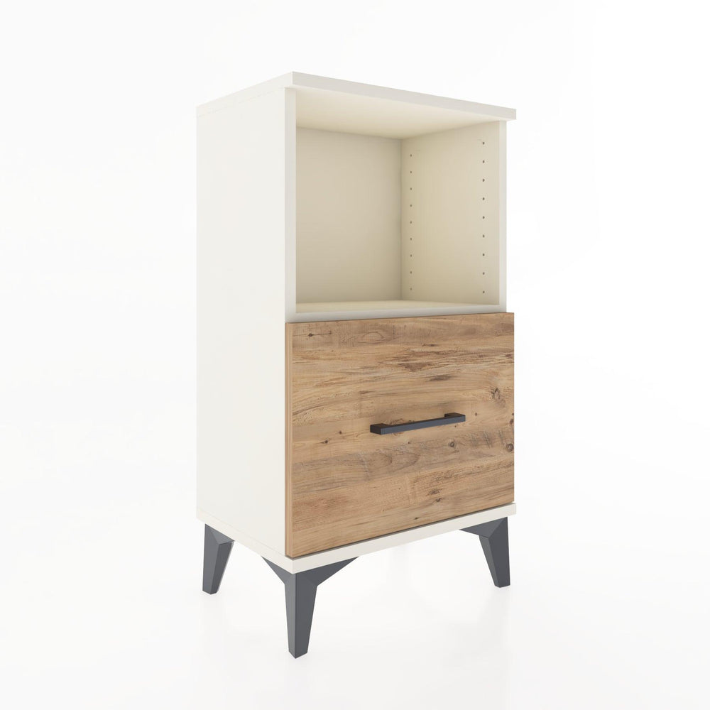 Woodntry Modüler Komodin Tek Çekmece ve Raflı V2 44x30x68 cm Aytaşı - Woodntry