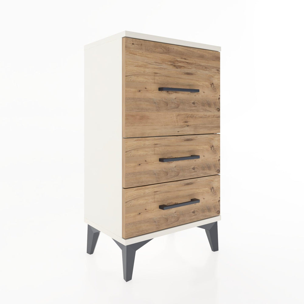 Woodntry Modüler Komodin Üç Çekmeceli V1 44x30x68 cm Aytaşı - Woodntry