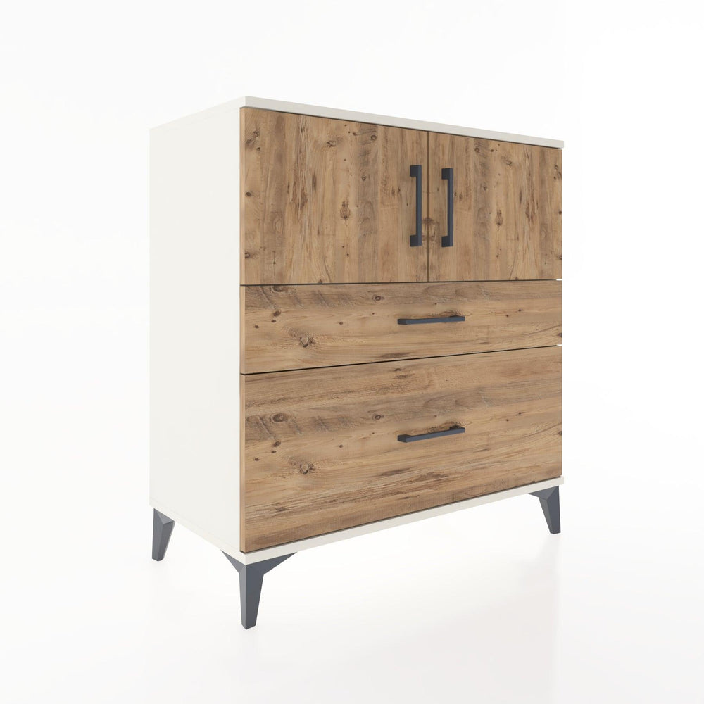 Woodntry Modular Dresser Moonstone 88x44x84 cm with Cover and Drawer KC109-1