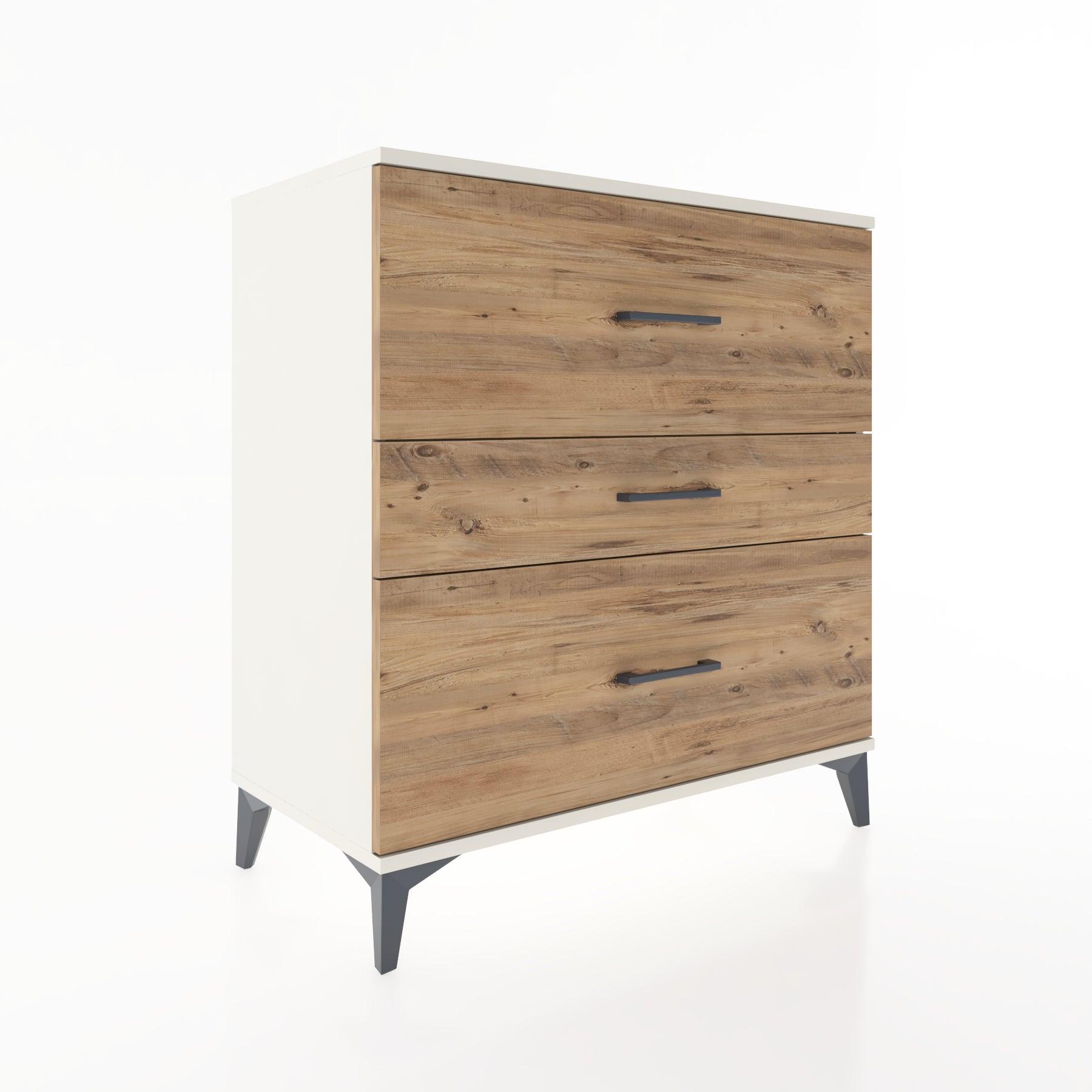 Woodntry Modüler Şifonyer Aytaşı 88x44x84 cm Çekmeceli C1-1