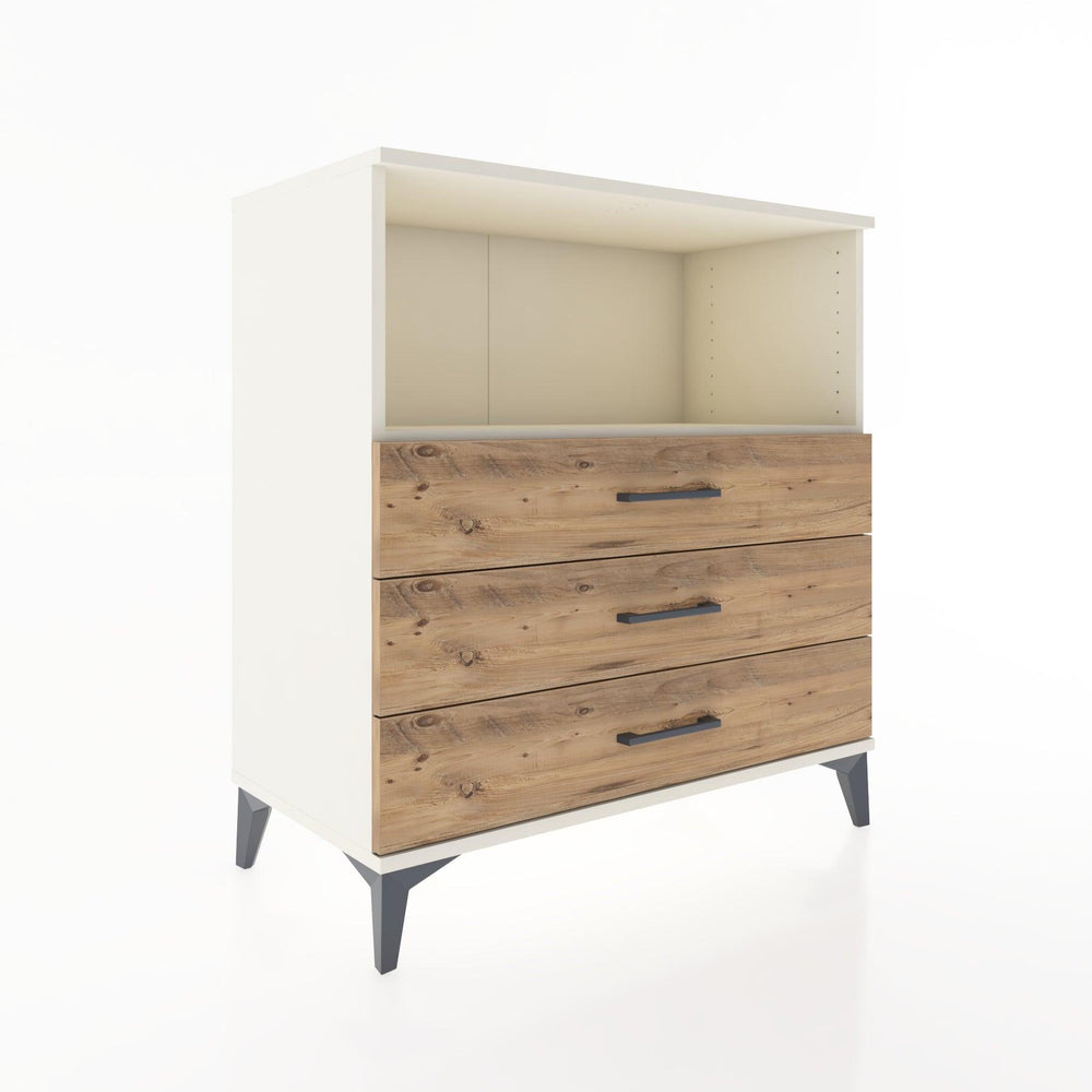 Woodntry Modular Dresser Moonstone 88x44x84 cm with Drawers and Shelves CR18-1