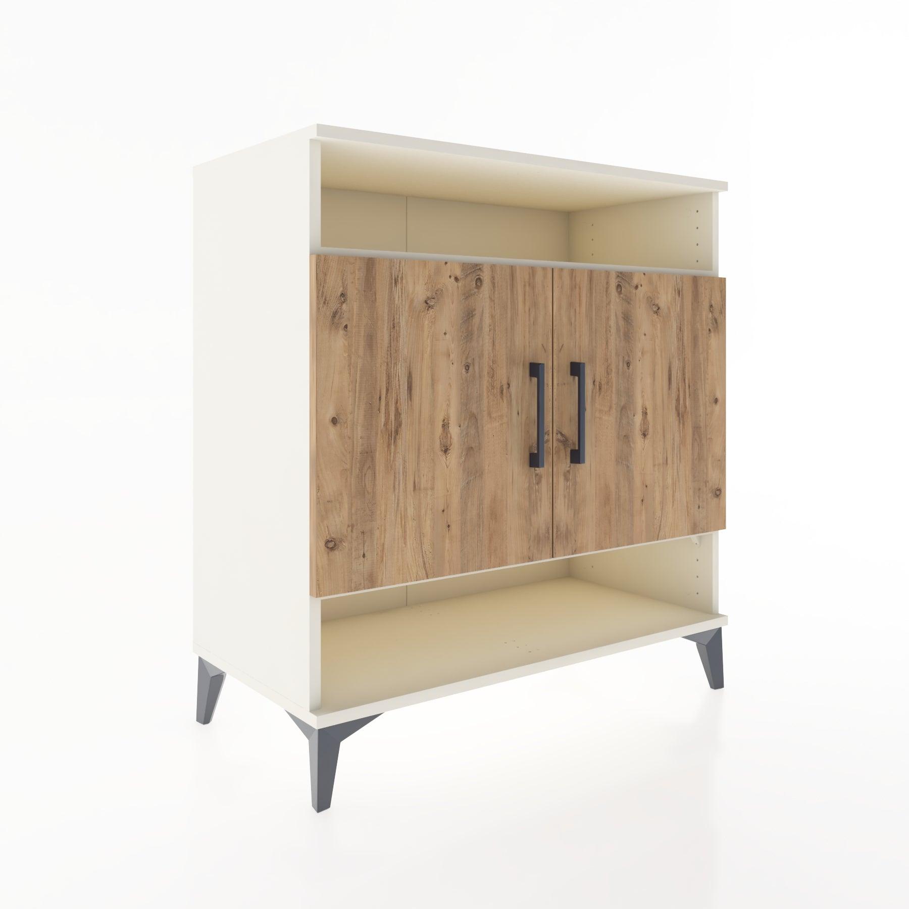 Woodntry Modular Dresser Moonstone 88x44x84 cm with Cover and Shelf KR67-1