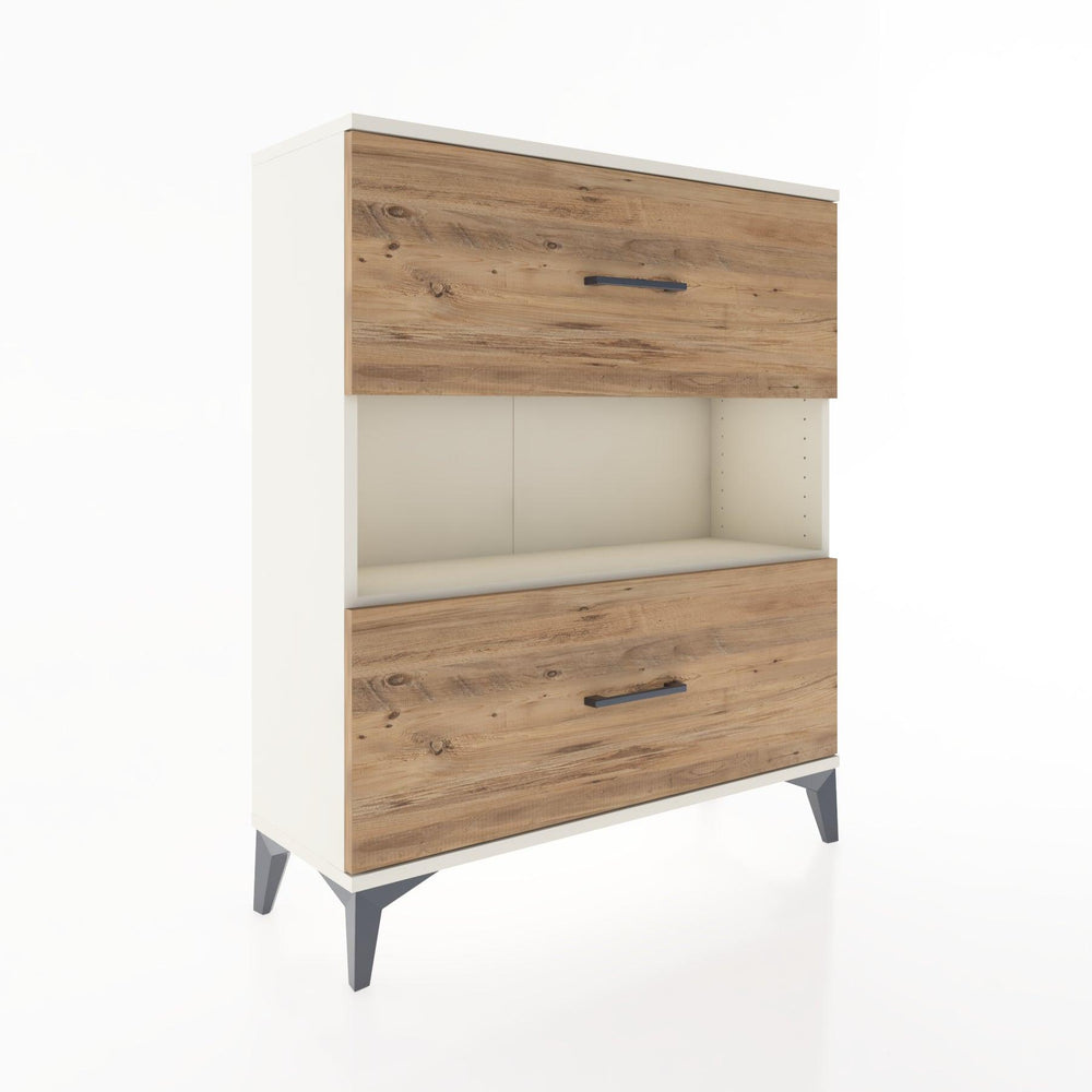 Woodntry Modüler Şifonyer Aytaşı 88x30x94 cm Çekmeceli ve Raflı CR17-1