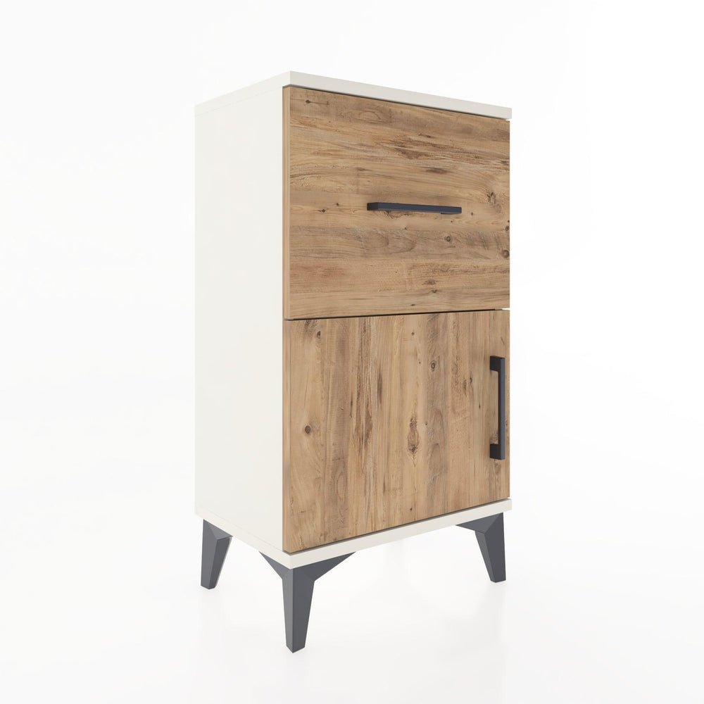 Woodntry Modüler Komodin Çekmece ve Kapaklı V1 44x30x68 cm Aytaşı - Woodntry