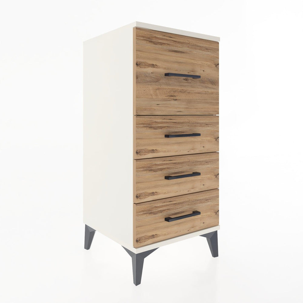 Woodntry Modular Nightstand Moonstone 44x44x84 cm Drawer C1-1