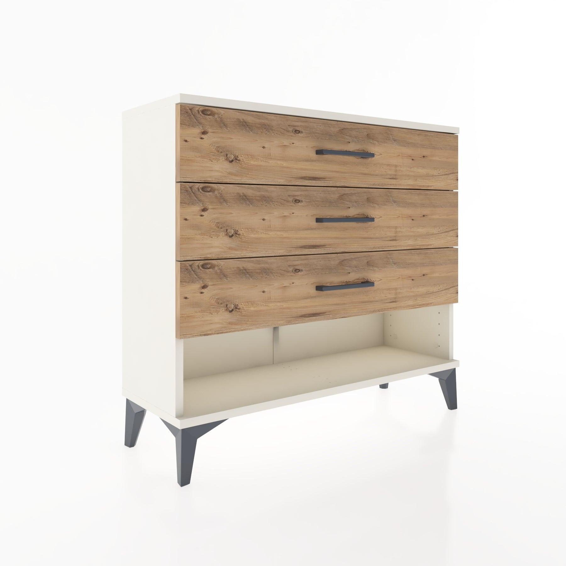 Woodntry Modüler Şifonyer Üç Çekmeceli V1 88x30x68 cm Aytaşı - Woodntry
