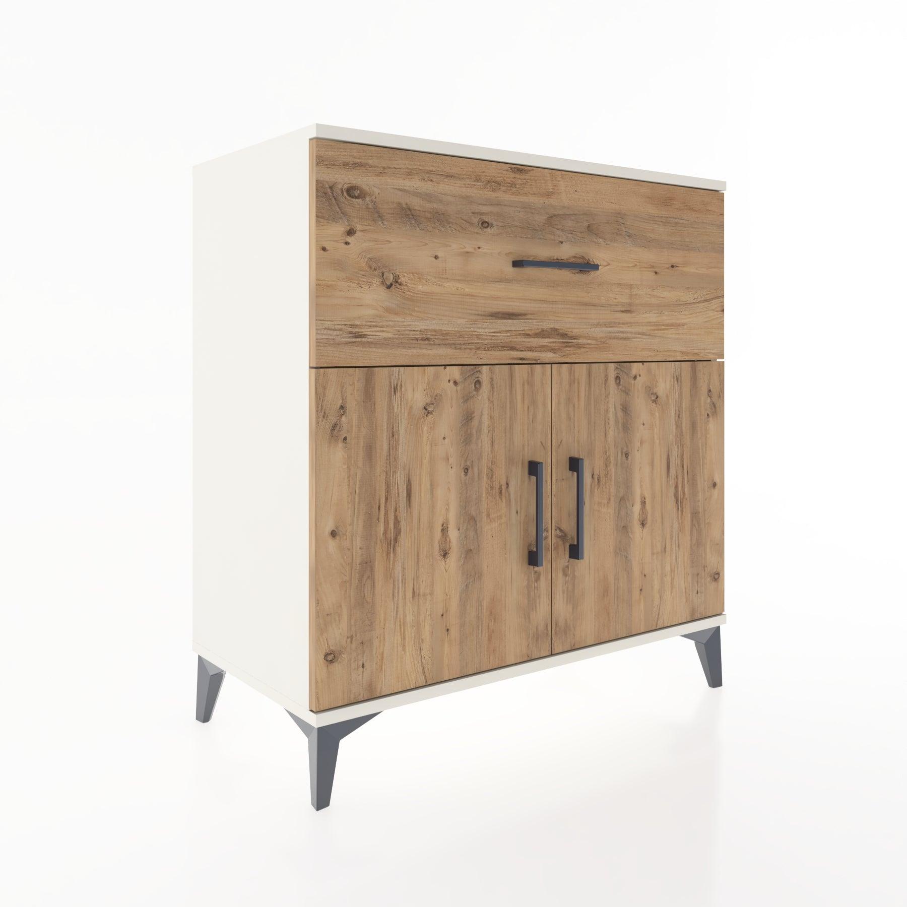 Woodntry Modular Dresser Moonstone 88x44x84 cm with Cover and Drawer KC49-1