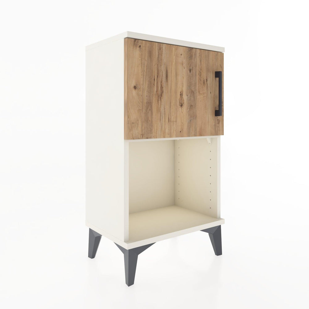 Woodntry Modüler Komodin Raf ve Tek Kapaklı V2 44x30x68 cm Aytaşı - Woodntry