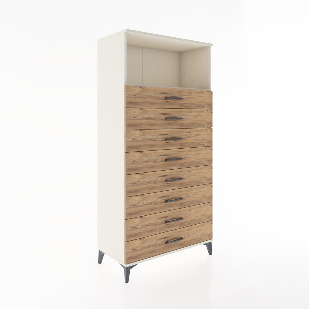 Woodntry Modular Cabinet Moonstone 88x44x170 cm with Drawers and Shelves CR32-1