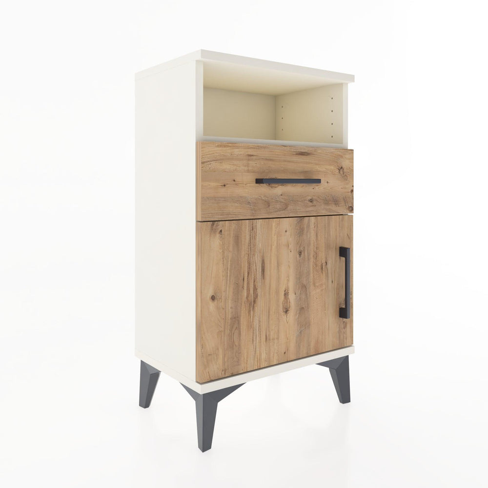 Woodntry Modüler Komodin Raf Çekmece Kapaklı 44x30x68 cm Aytaşı - Woodntry