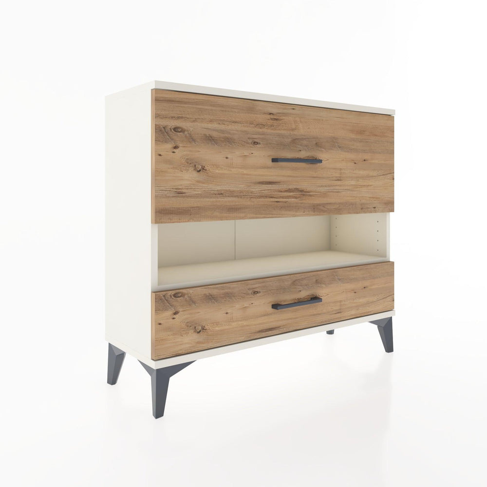 Woodntry Modüler Şifonyer İki Çekmeceli V10 88x30x68 cm Aytaşı - Woodntry