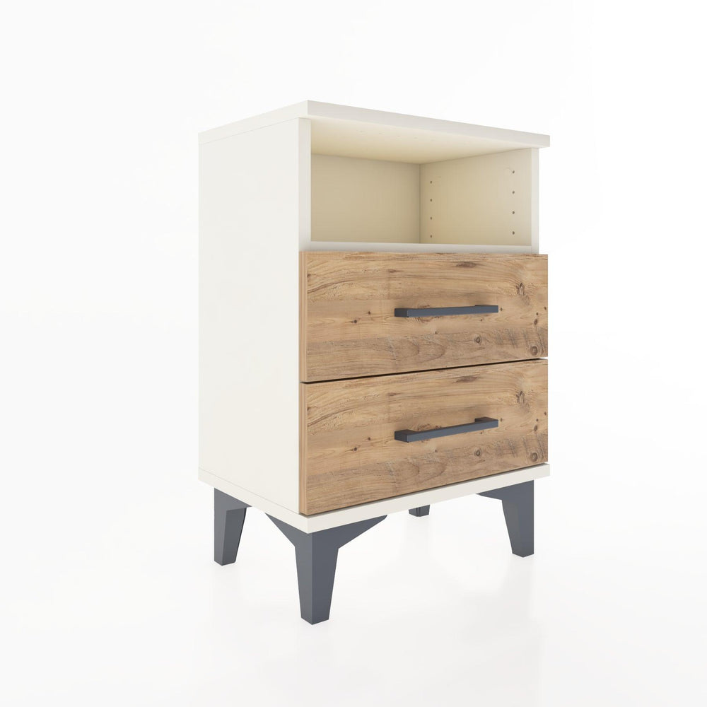 Woodntry Modüler Komodin İki Çekmeceli 44x30x52 cm Aytaşı - Woodntry