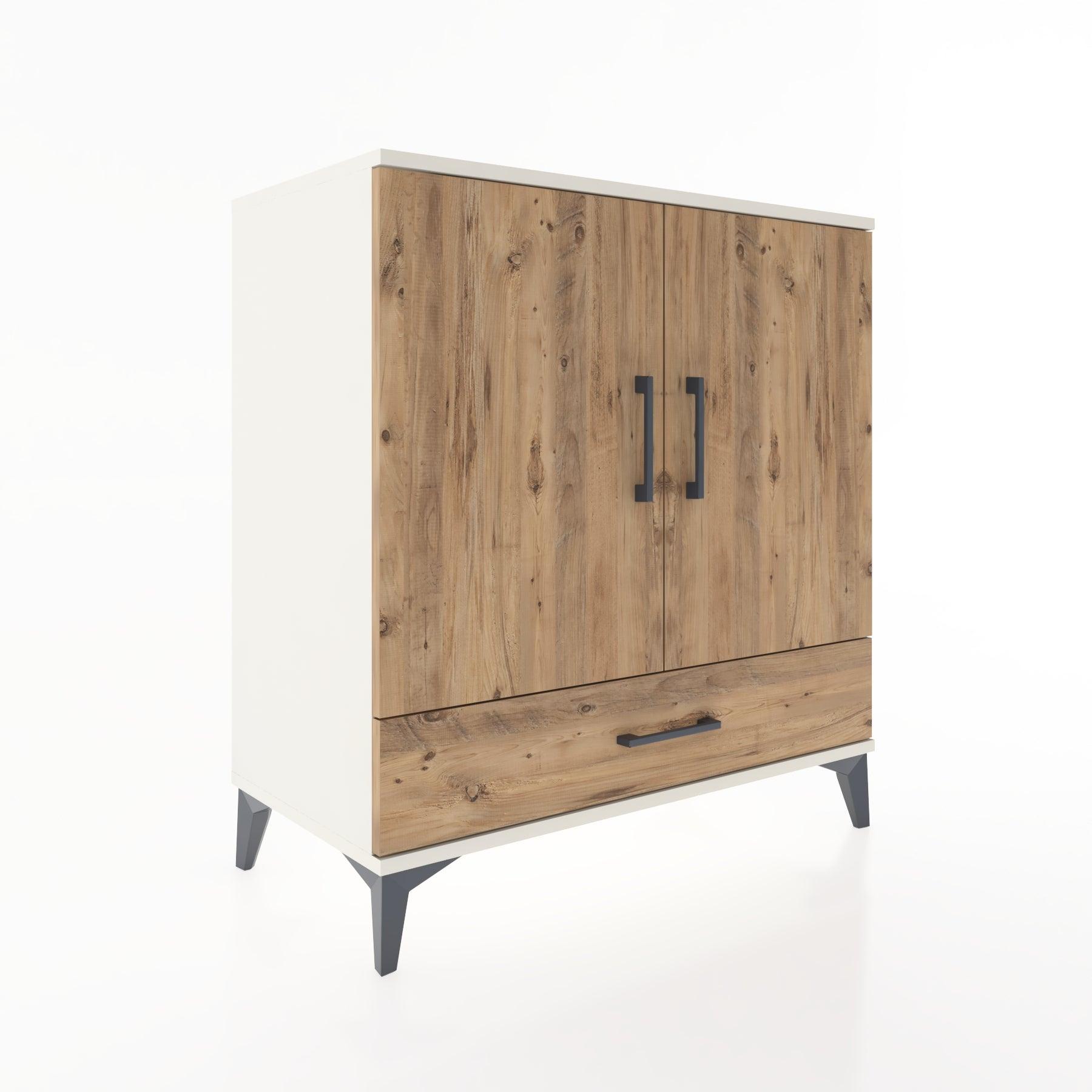Woodntry Modular Dresser Moonstone 88x44x84 cm with Cover and Drawer KC70-1