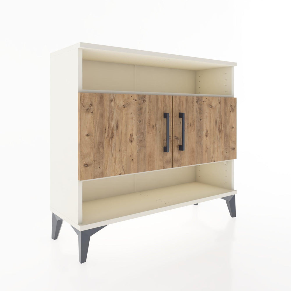 Woodntry Modüler Şifonyer Raf ve İki Kapaklı V2 88x30x68 cm Çam - Woodntry