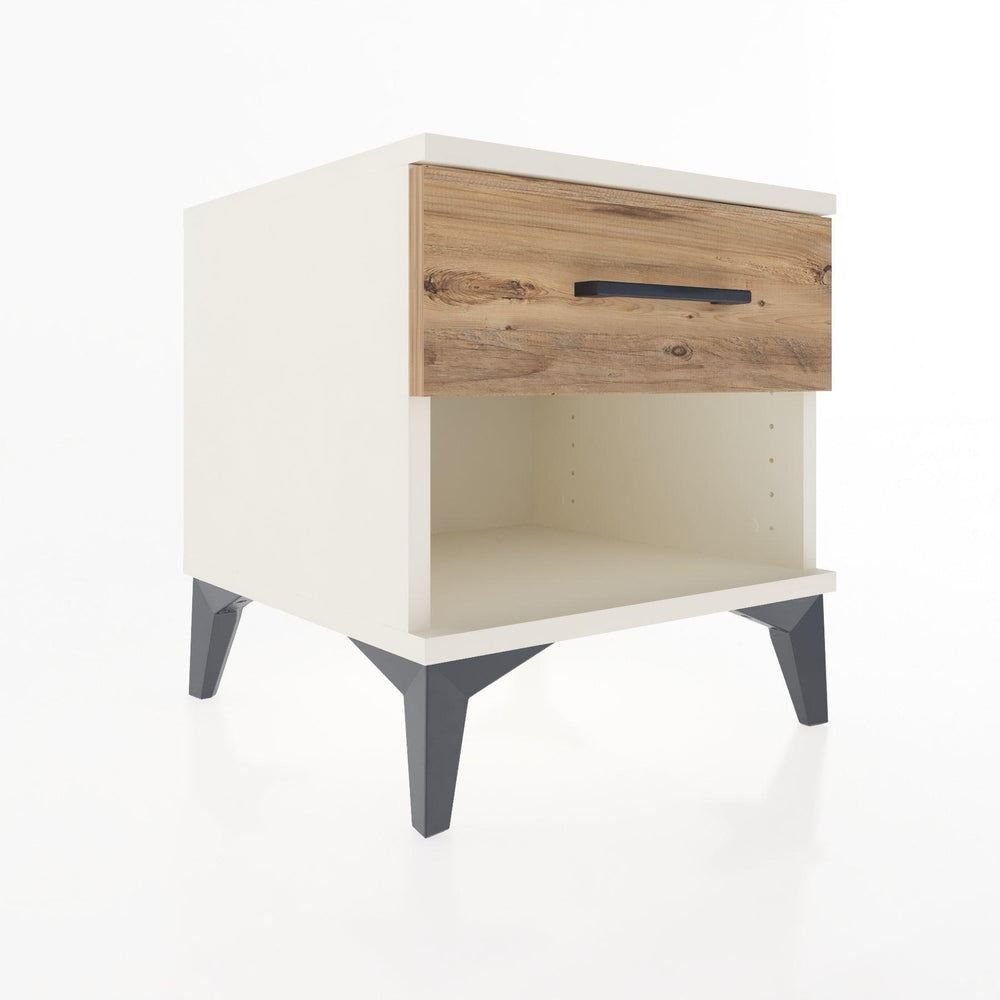 Woodntry Modüler Komodin Aytaşı 44x44x36 cm Çekmeceli ve Raflı CR1-1