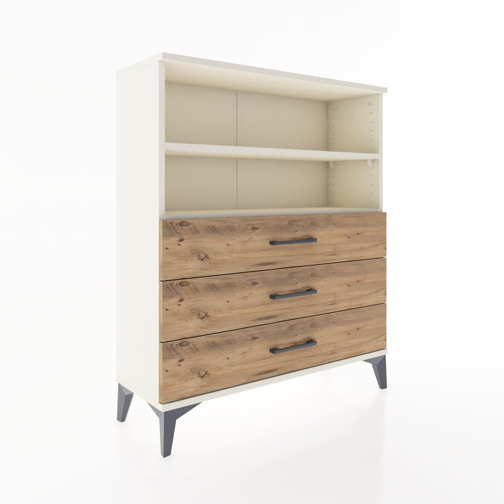 Woodntry Modüler Şifonyer Aytaşı 88x30x94 cm Çekmeceli ve Raflı CR18-1