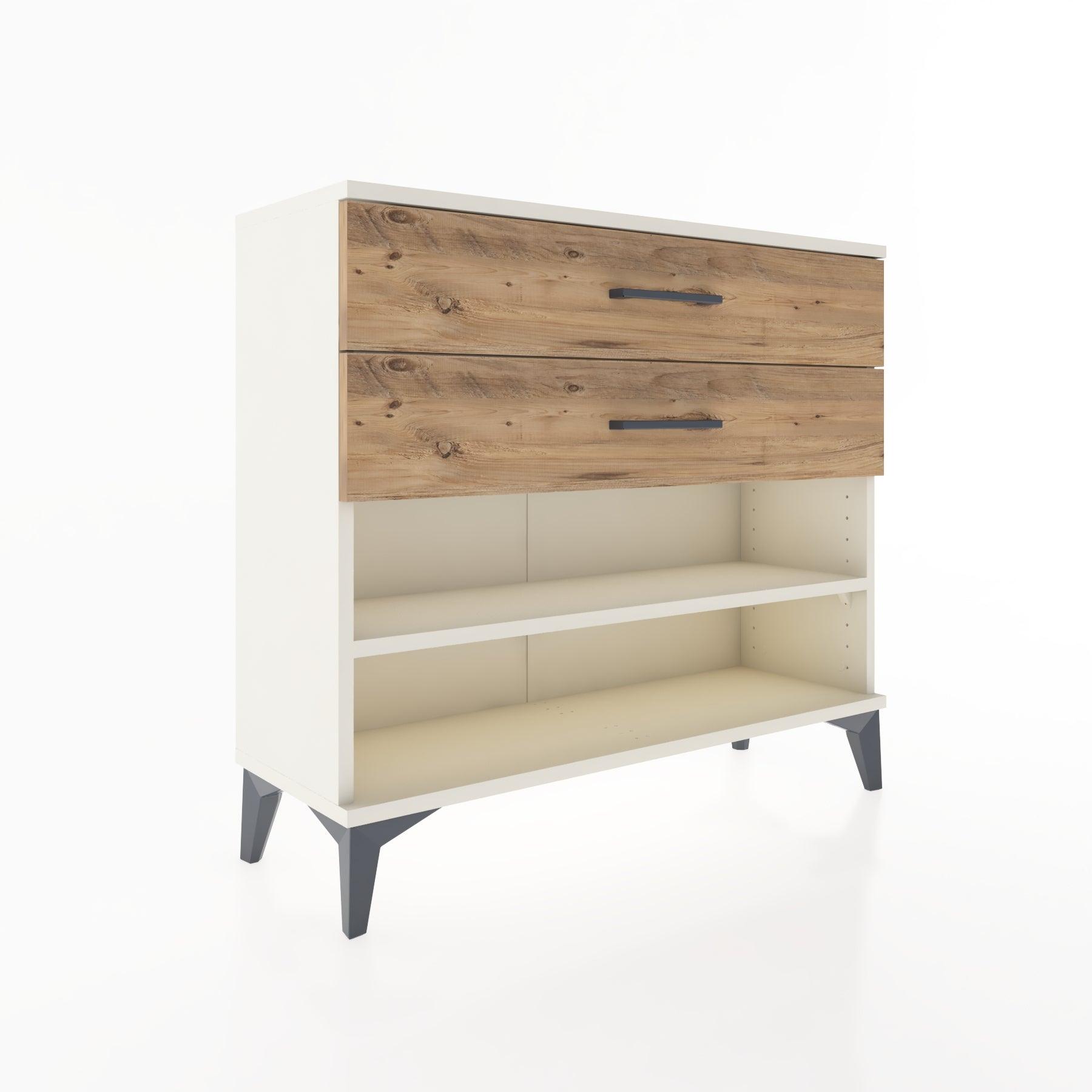 Woodntry Modüler Şifonyer İki Çekmeceli V1 88x30x68 cm Aytaşı - Woodntry