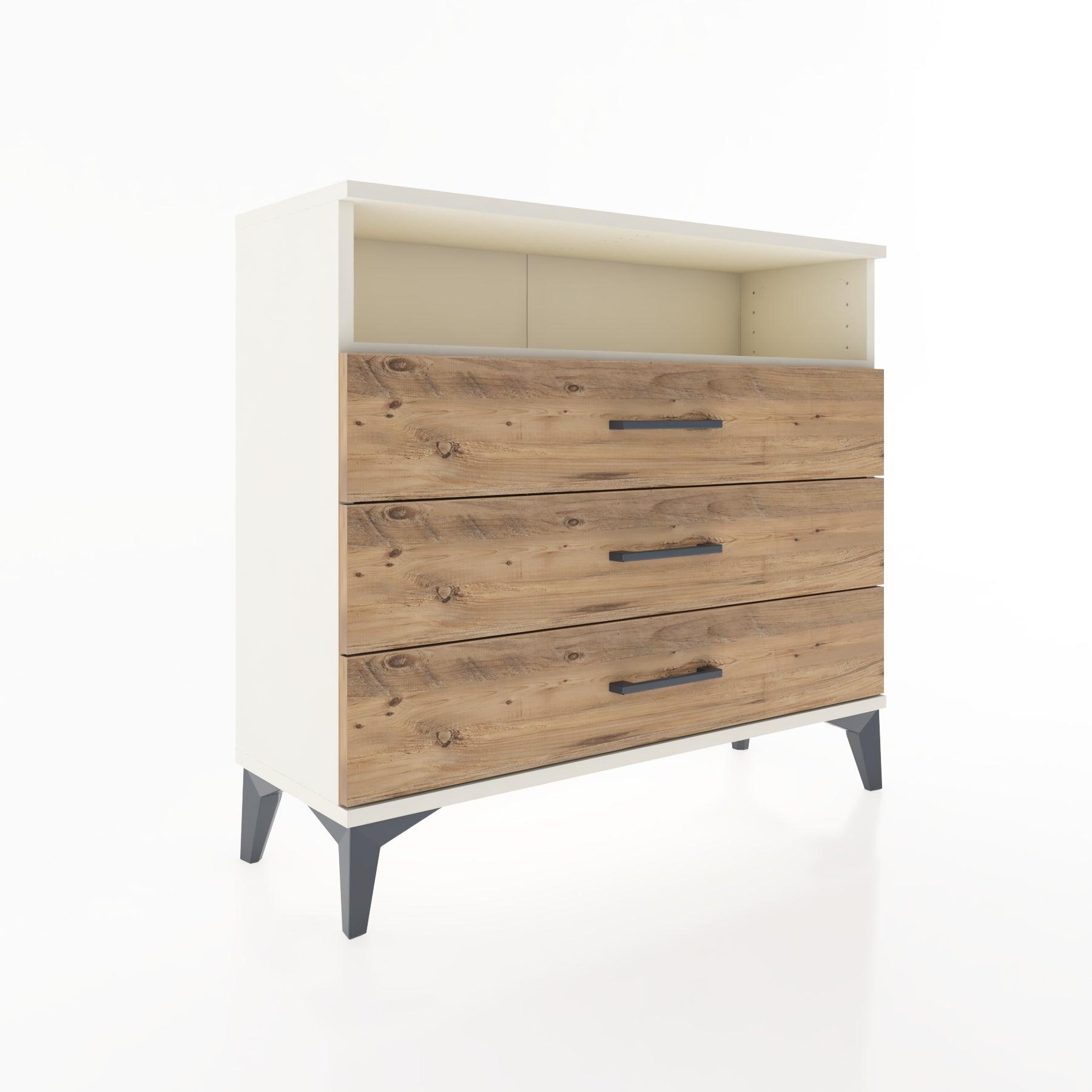 Woodntry Modüler Şifonyer Üç Çekmeceli V2 88x30x68 cm Aytaşı - Woodntry