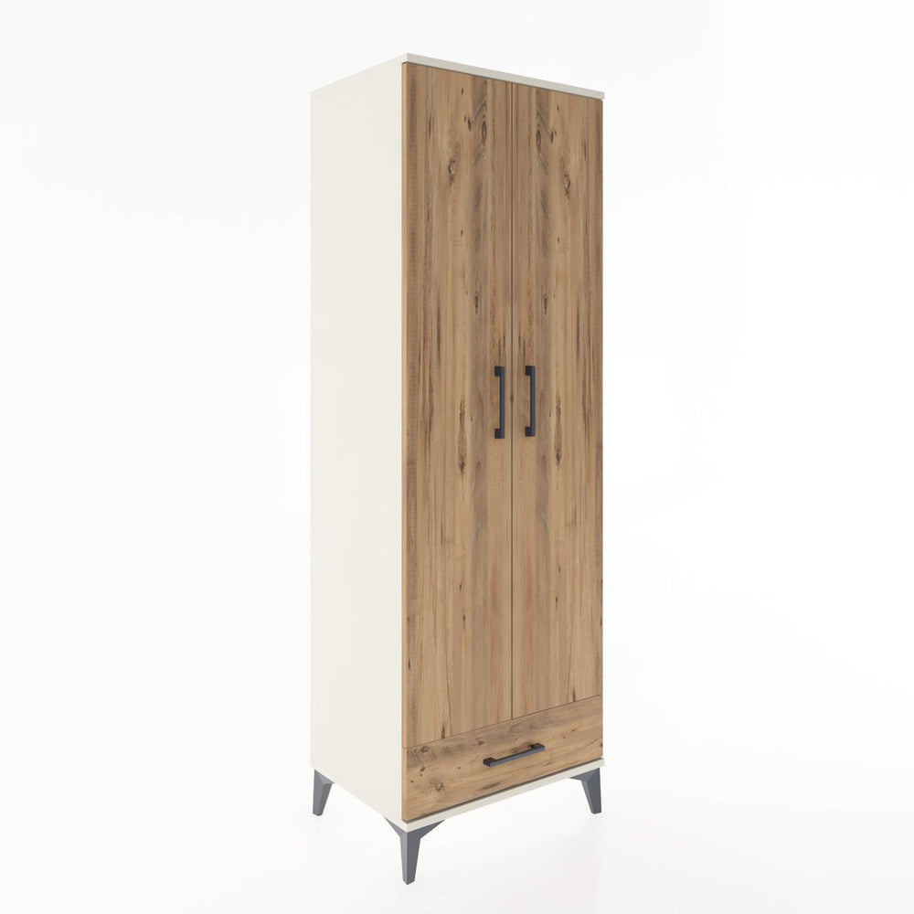 Woodntry Modular Cabinet Moonstone 60x44x170 cm with Doors and Drawers KC30-1