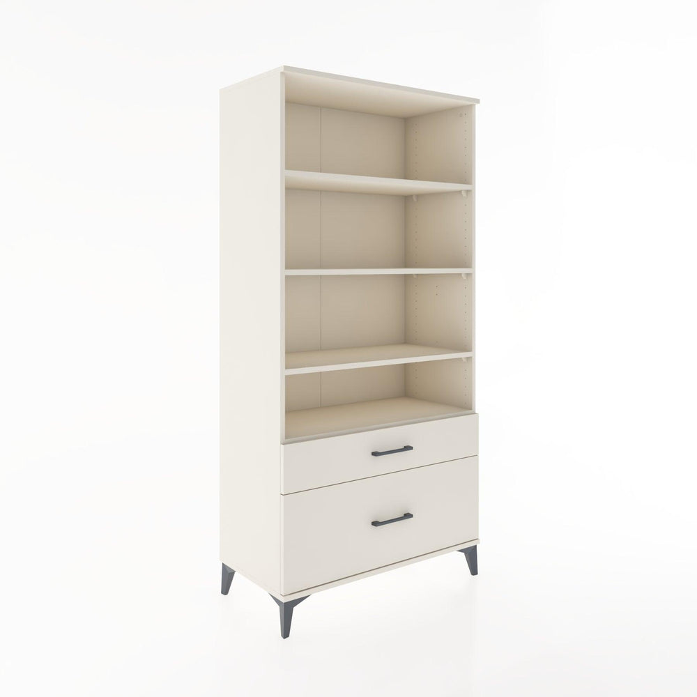 Woodntry Modular Cabinet Moonstone 88x44x170 cm with Drawers and Shelves CR43-1