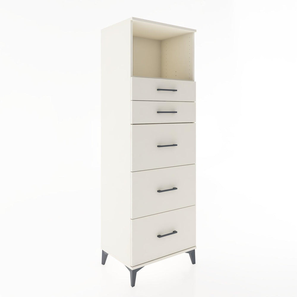 Woodntry Modular Cabinet Moonstone 60x44x170 cm with Drawers and Shelves CR49-1
