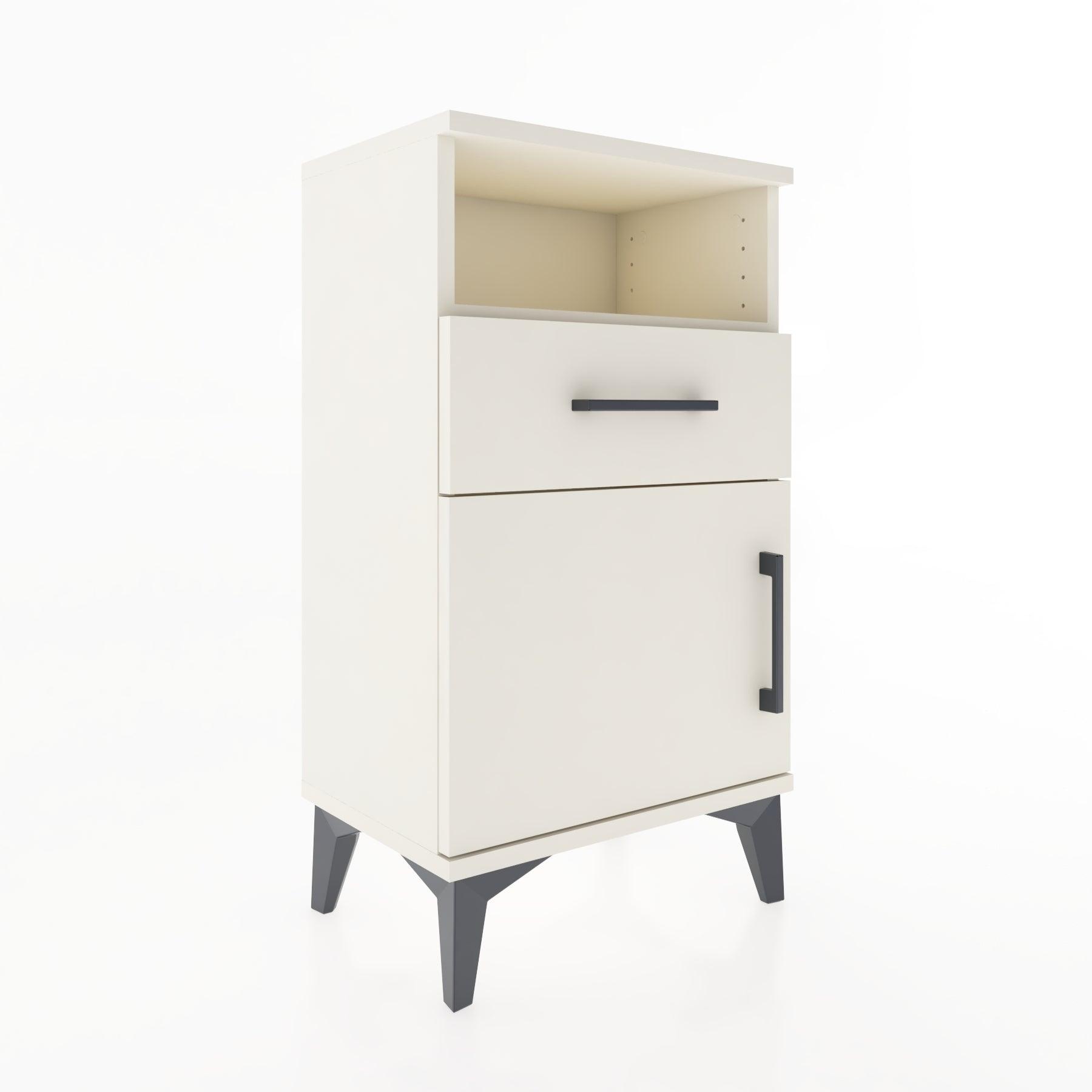 Woodntry Modüler Komodin Raf Çekmece Kapaklı 44x30x68 cm Aytaşı - Woodntry