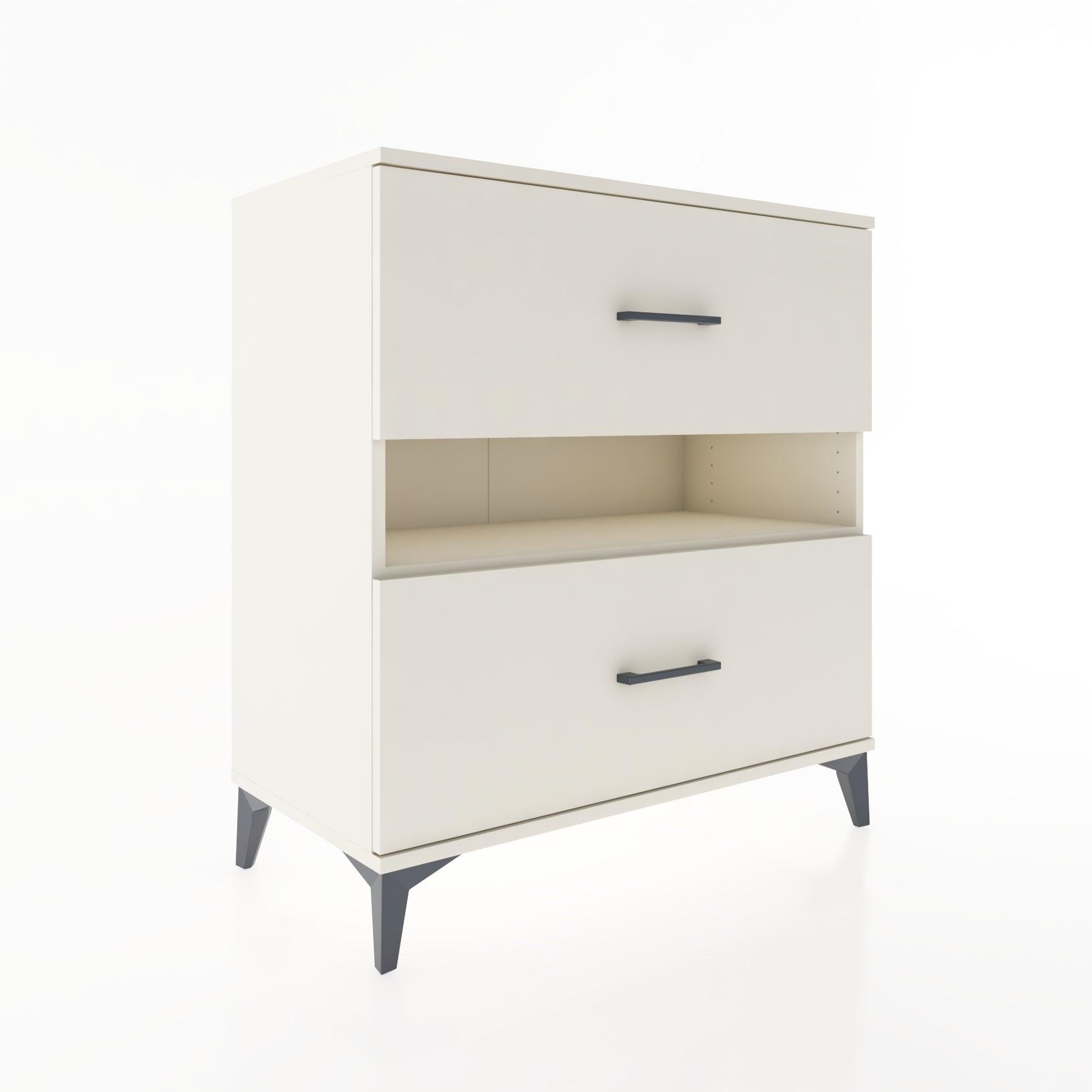 Woodntry Modüler Şifonyer Aytaşı 88x44x84 cm Çekmeceli ve Raflı CR2-1
