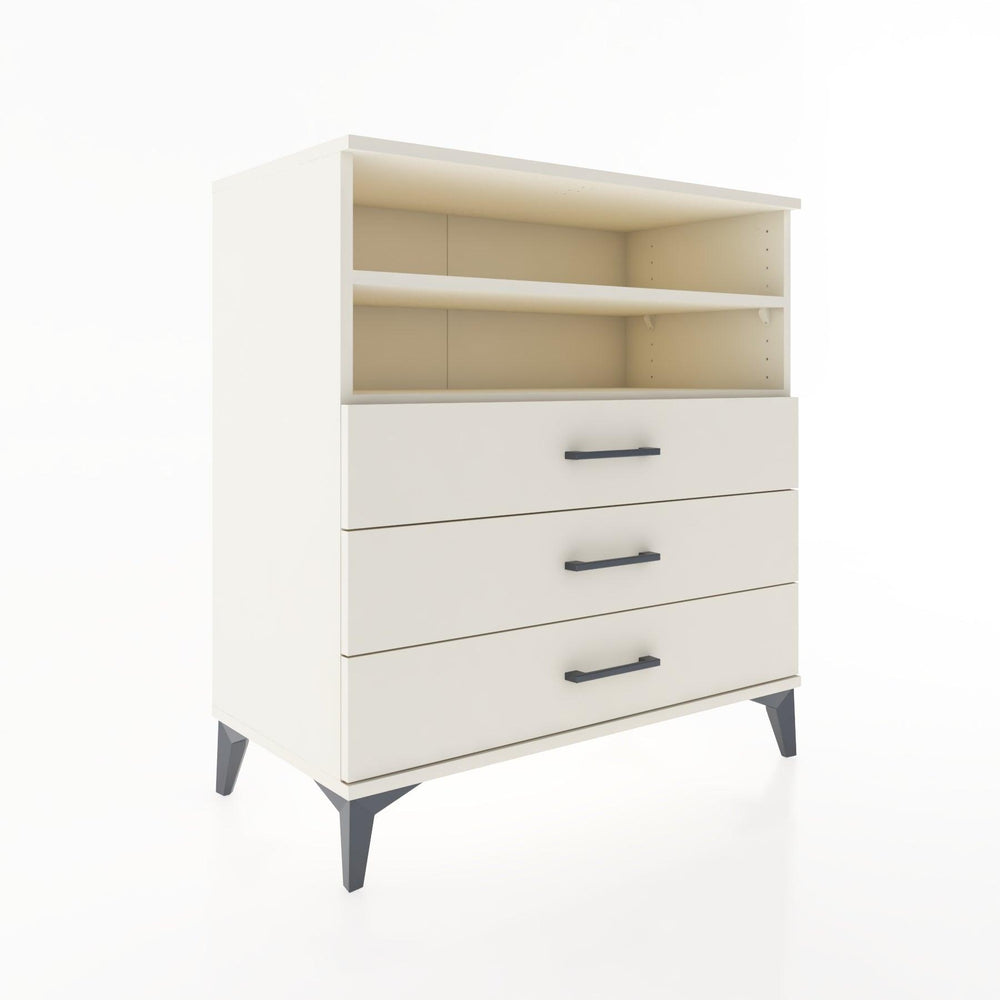 Woodntry Modüler Şifonyer Aytaşı 88x44x84 cm Çekmeceli ve Raflı CR17-1