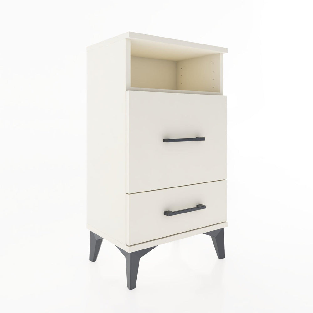 Woodntry Modüler Komodin 2 Çekmece ve Raflı V4 44x30x68 cm Aytaşı - Woodntry